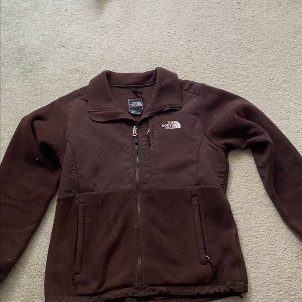 North face fleece zip up